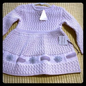 Adorable snowflake sweater dress